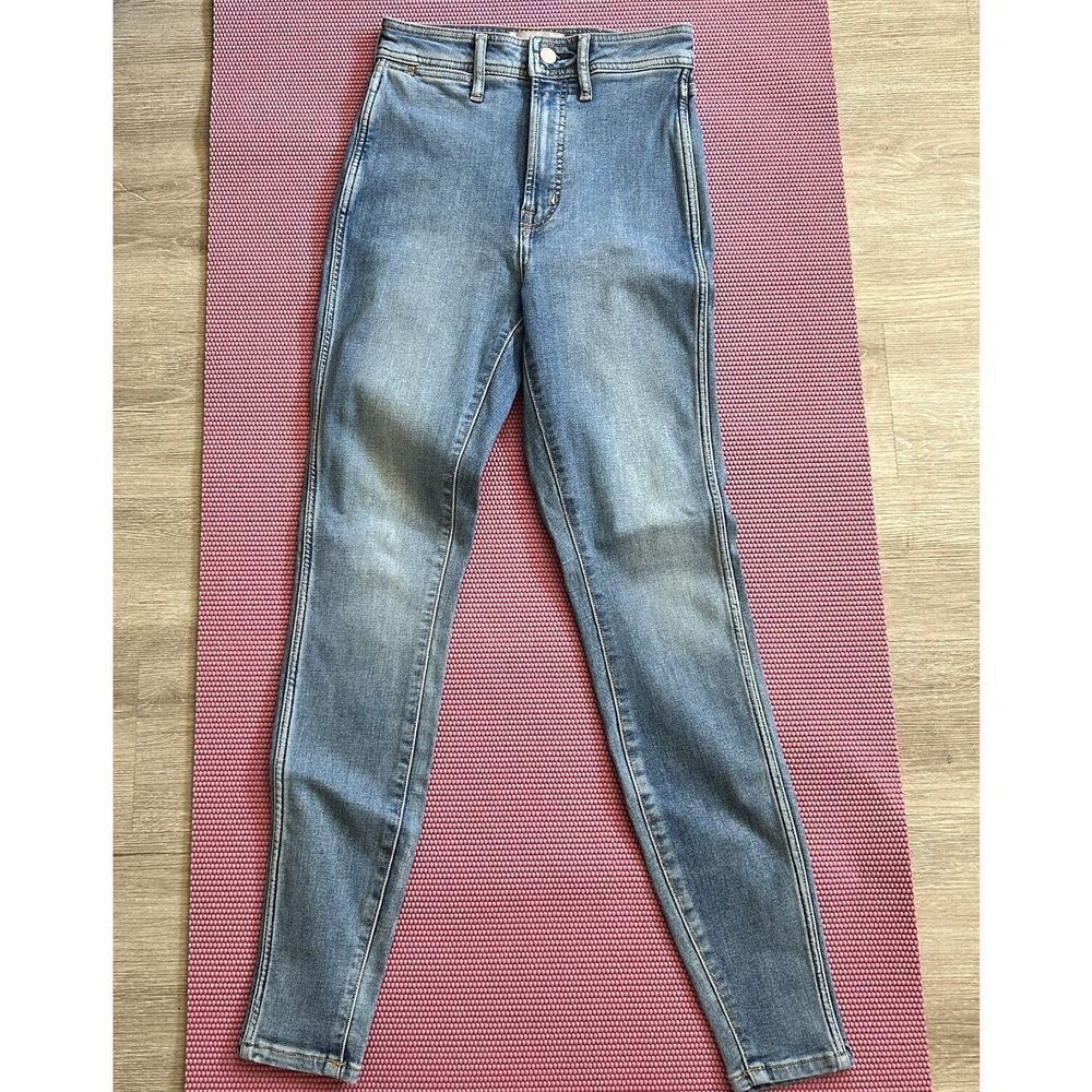 Everlane Way High Skinny Jeans 25R Light Wash Denim - Picture 1 of 5